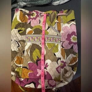 Floral Quilted Tote Bag